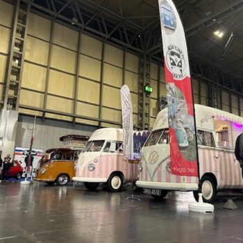 Florence & Matilda @ The NEC Classic Car Show 2023 Polly's Parlour