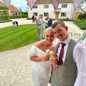 Rhys & Olivia @rackleysbarn Polly's Parlour