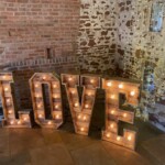 Love in lights Bridal barn